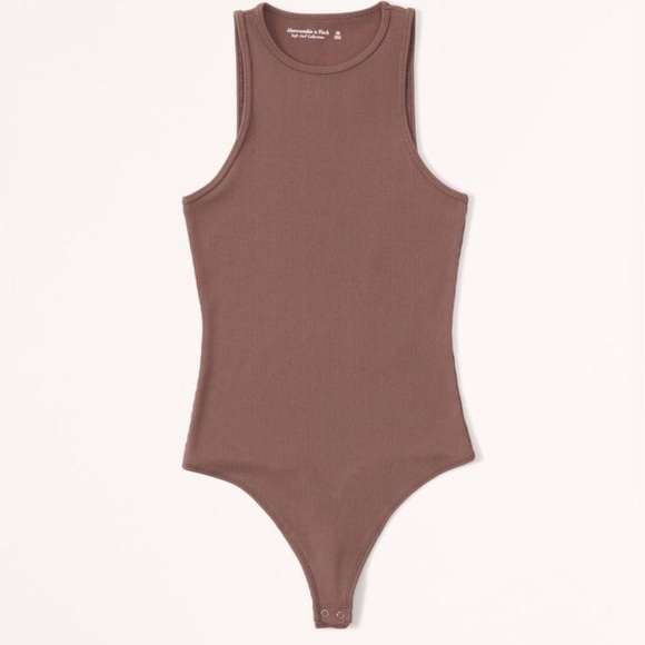 Abercrombie & Fitch Tops - Abercrombie and Fitch Ribbed Halter Bodysuit